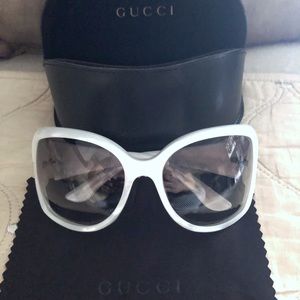 Gucci Pearl White Sunglasses 59mm